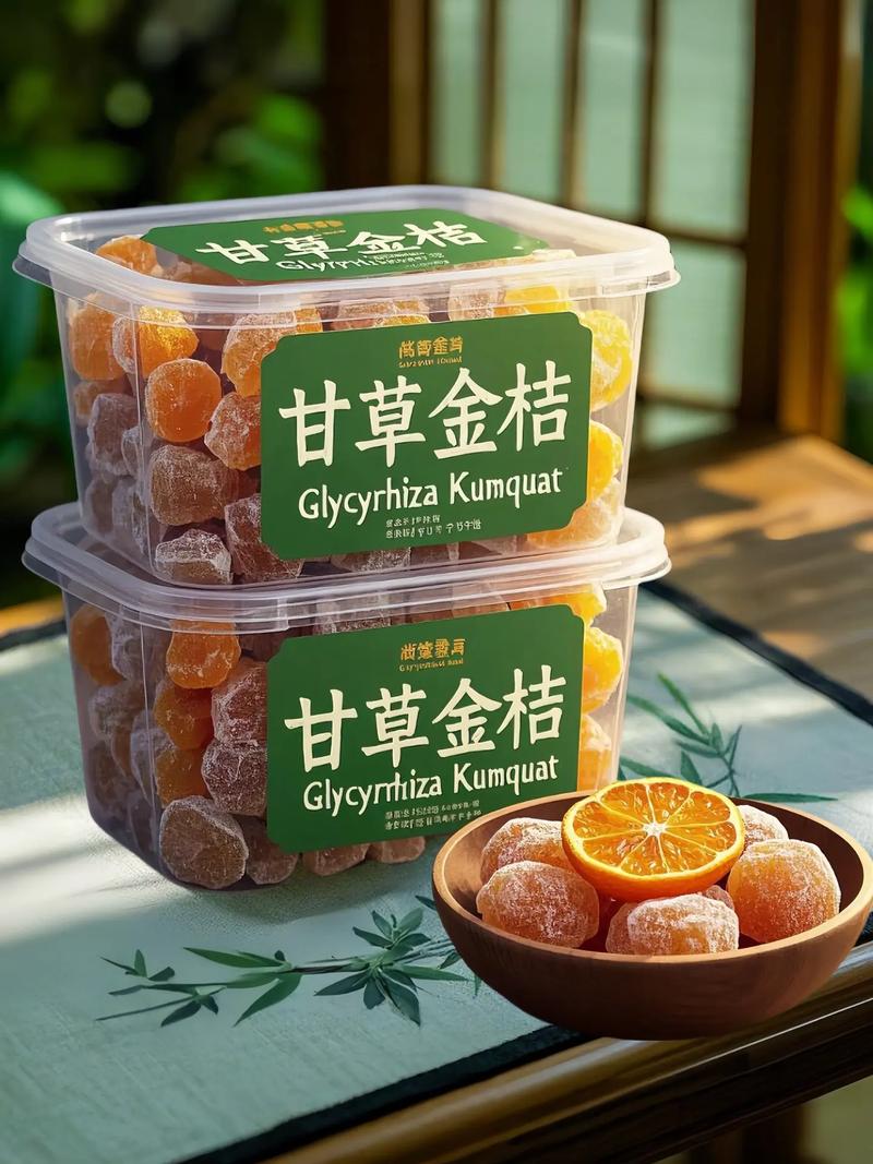 甘草金桔,每次一打开包装,清新的甘草甜香与金桔的果香交织扑面